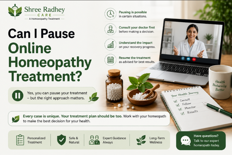 Can I Pause Online Homeopathy Treatment?